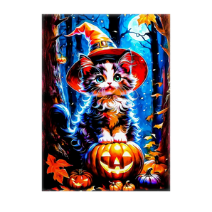 Tableau Chat Halloween