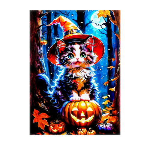 Tableau Chat Halloween