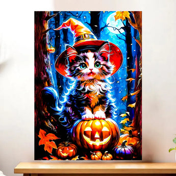 Tableau Chat Halloween