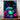 Tableau Chat Néon