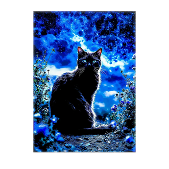 Tableau Chat Noir