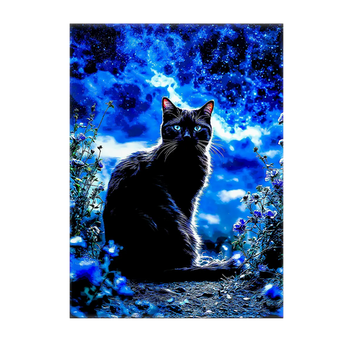 Tableau Chat Noir
