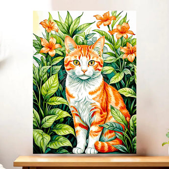 Tableau Chat Paisible