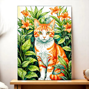 Tableau Chat Paisible
