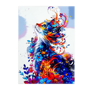 Tableau Chat Peinture