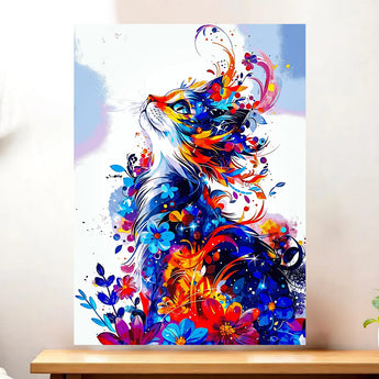 Tableau Chat Peinture