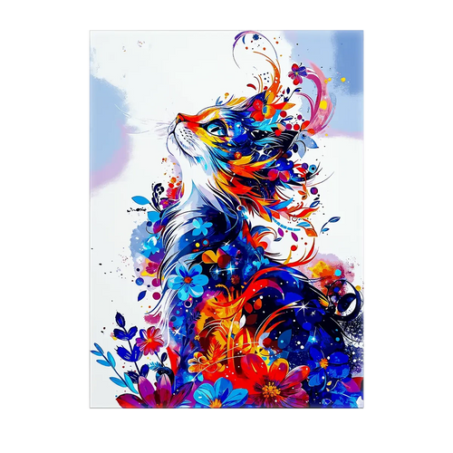 Tableau Chat Peinture