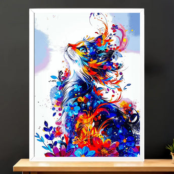 Tableau Chat Peinture
