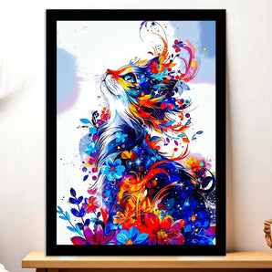 Tableau Chat Peinture