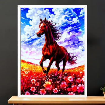 Tableau Cheval Prairie