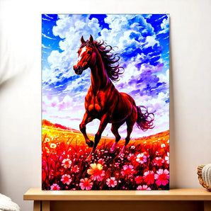 Tableau Cheval Prairie