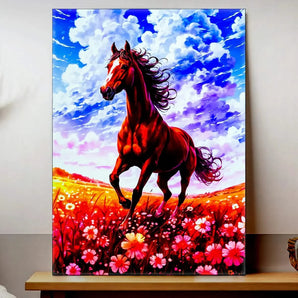 Tableau Cheval Prairie