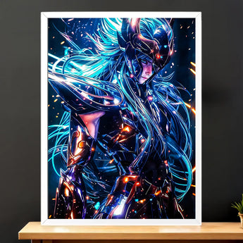 Tableau Chevalier d'Or Aquarius Dark