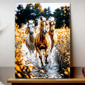 Tableau Chevaux Sauvages