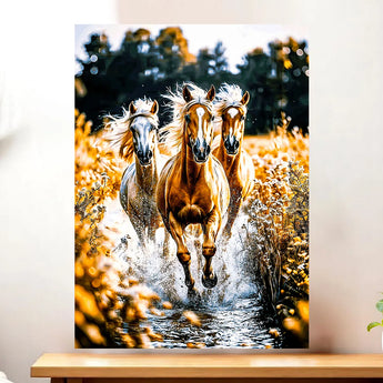 Tableau Chevaux Sauvages