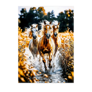 Tableau Chevaux Sauvages