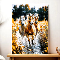 Tableau Chevaux Sauvages