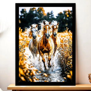 Tableau Chevaux Sauvages