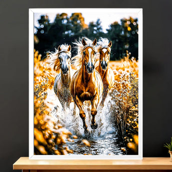 Tableau Chevaux Sauvages