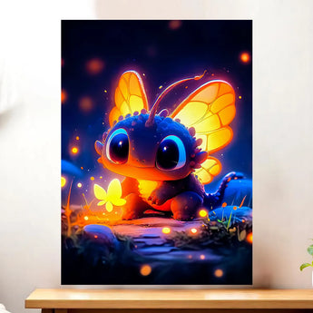 Tableau Dragon Papillon