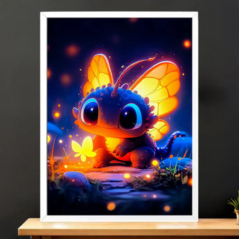 Tableau Dragon Papillon
