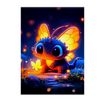 Tableau Dragon Papillon