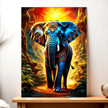 Tableau Elephant Ancien