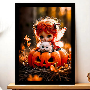 Tableau Fée Citrouille