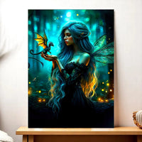 Tableau Fée Dragon