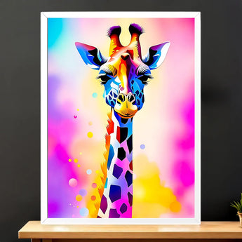 Tableau Girafe Pop