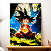 Tableau Goku Enfant