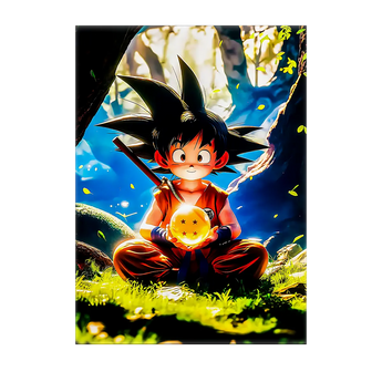 Tableau Goku Enfant