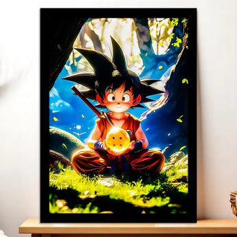 Tableau Goku Enfant