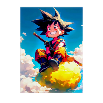 Tableau Goku Nuage Magique