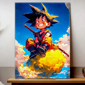 Tableau Goku Nuage Magique