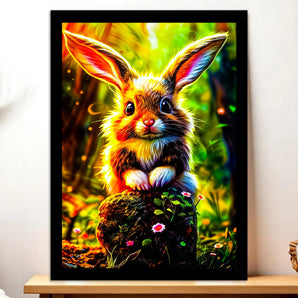 Tableau Lapin Forêt