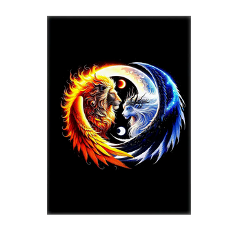 Tableau Lion et Lionne