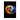 tableau lion et lionne stylisés en yin yang, contraste feu orange et glace bleue, lunes et étoiles sur fond noir