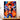 tableau Luffy manga sur toile Les Bois d Aurore Luffy en pose dynamique chapeau de paille feu et vagues colorées