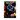 tableau panthère fleurs Les Bois dAurore peinture murale panthère noire yeux orange entourée de fleurs