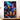 tableau papillon coloré toile murale aux papillons néon multicolores sur fond sombre