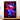 tableau papillon violet Les Bois d Aurore affichant deux papillons lumineux magenta et bleu sur fond noir