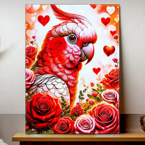 Tableau Perroquet Rose