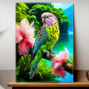 Tableau Perroquet Tropical