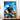 tableau Popeye décoration murale grand format montrant Popeye marin musclé fumant sa pipe au port