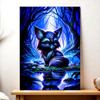 Tableau Renard Sombre