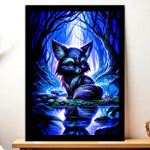 Tableau Renard Sombre