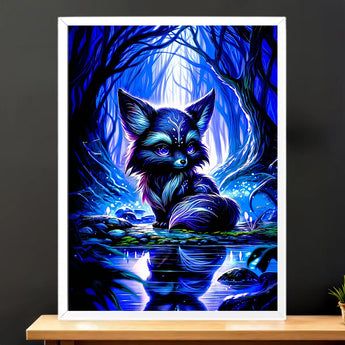 Tableau Renard Sombre
