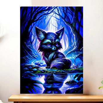 Tableau Renard Sombre