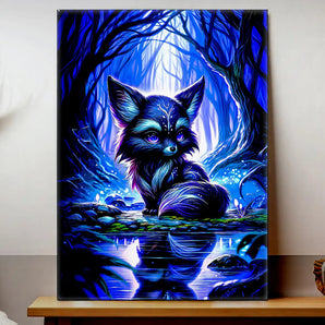 Tableau Renard Sombre